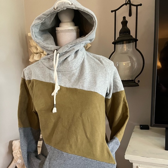 Ampersand Avenue Tricolor Hoodie Sweatshirt | Size S soft sweatshirt camping - Picture 13 of 13